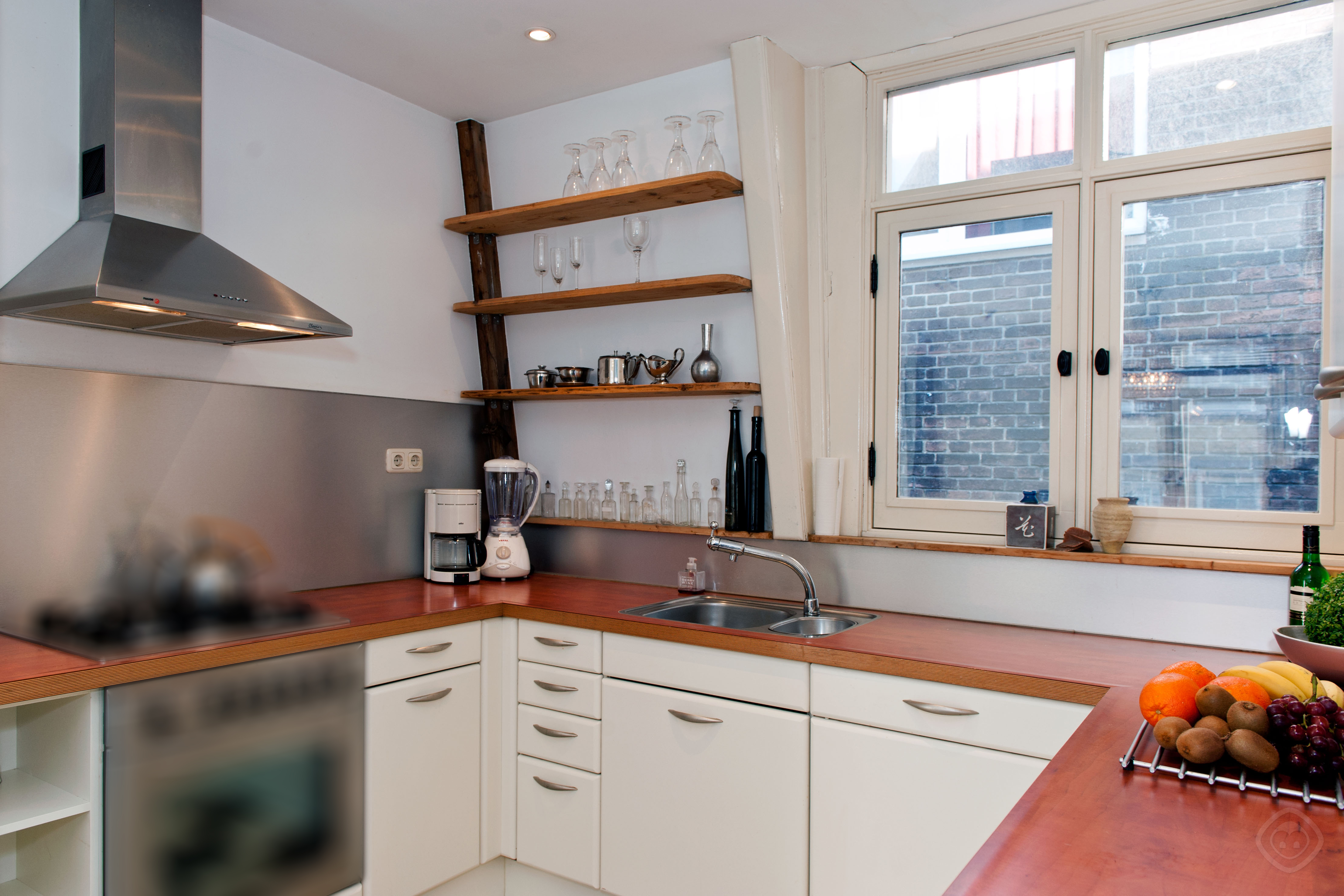 Kitchen Canal Holiday apartment Amsterdam