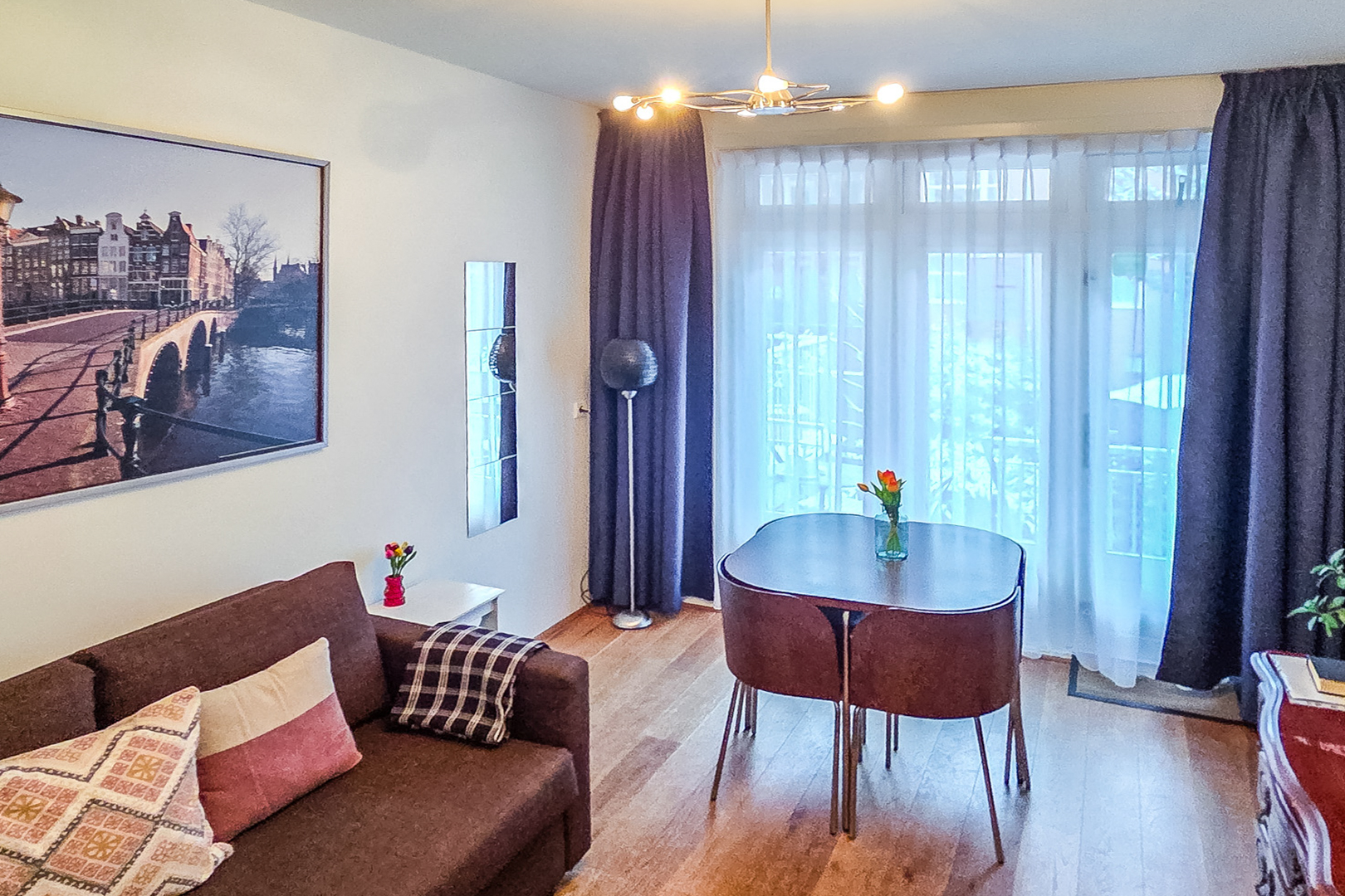 Full view West City apartment Amsterdam