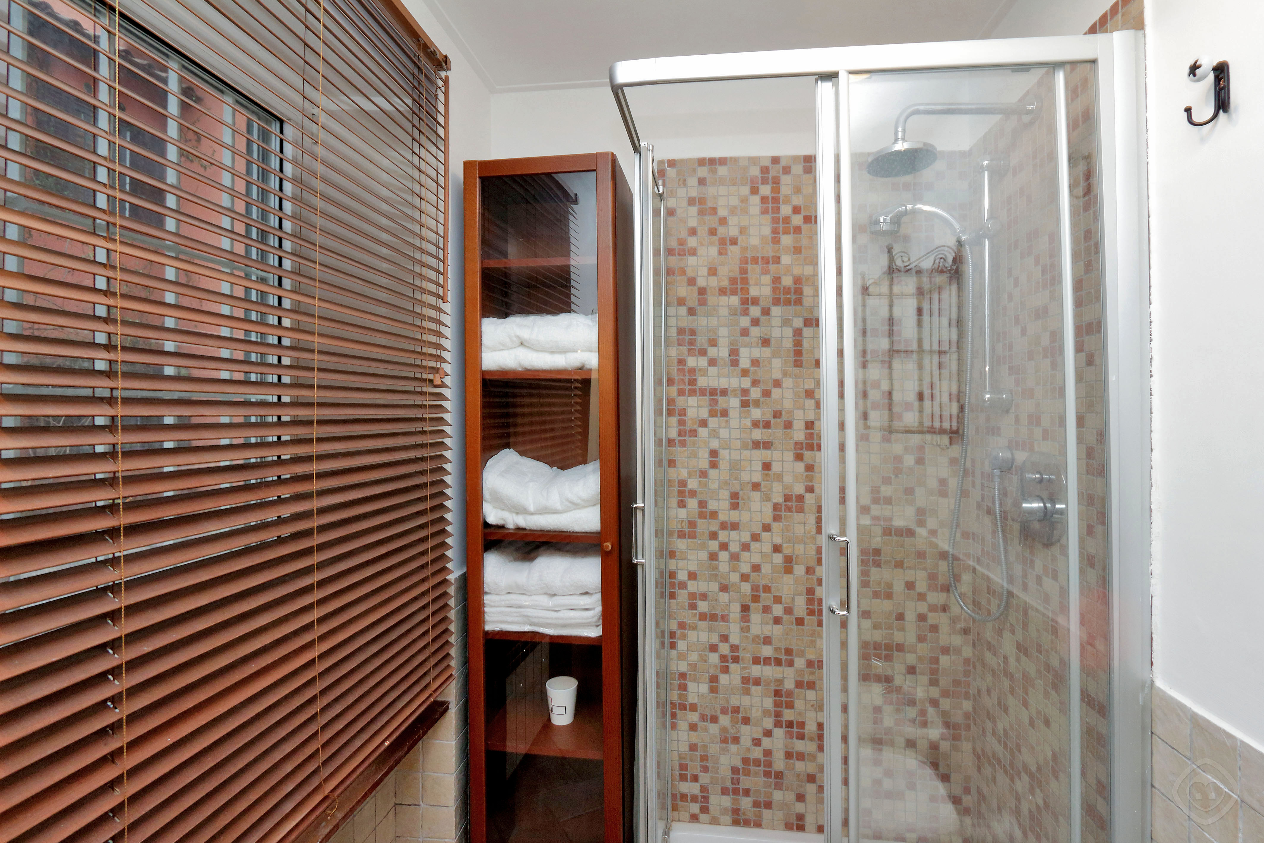 Bathroom 1 other angle Appia Park apartment Rome