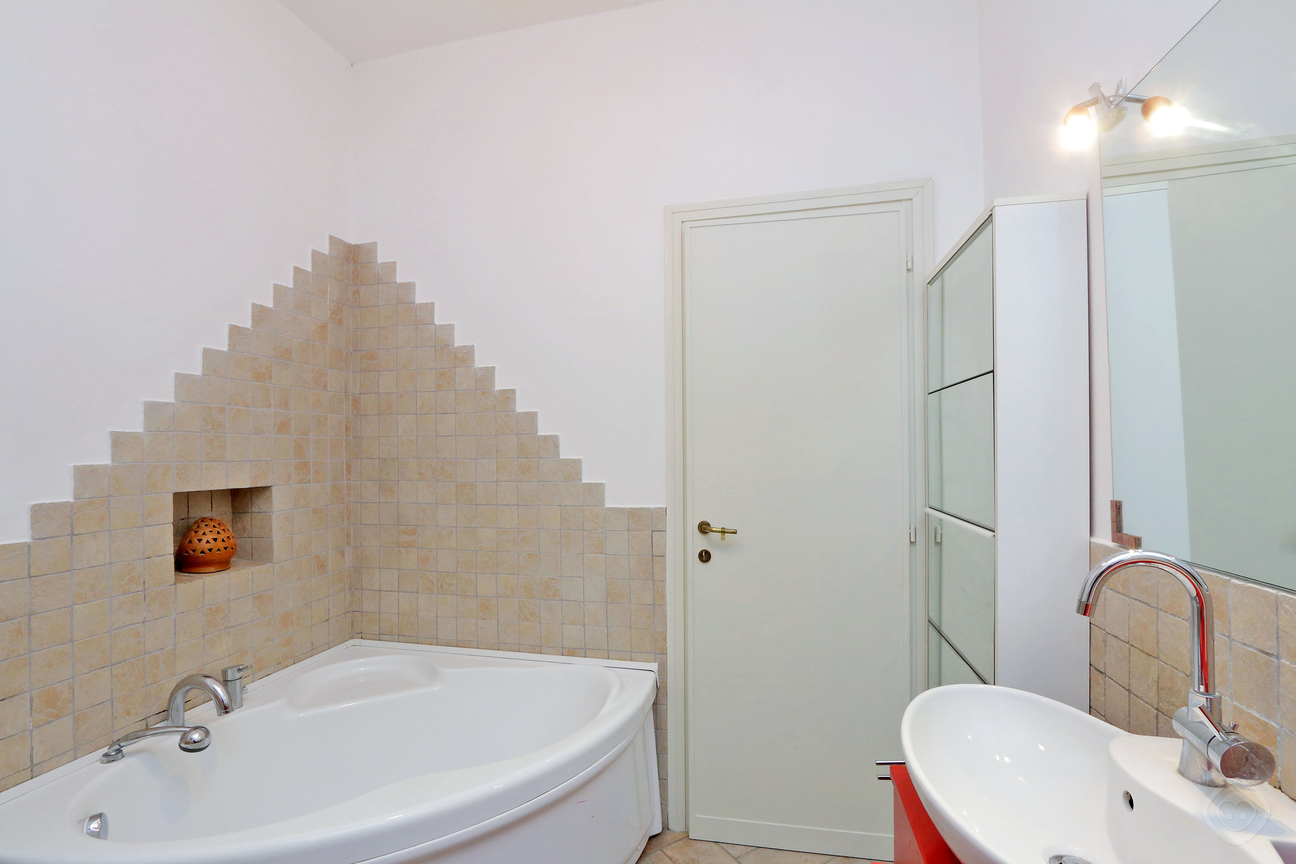 Bathroom other angle 1 Appia Park apartment Rome